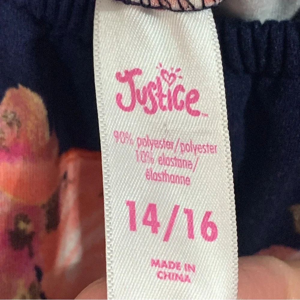 Girl’s Justice Floral Ruffled Sun Dress
